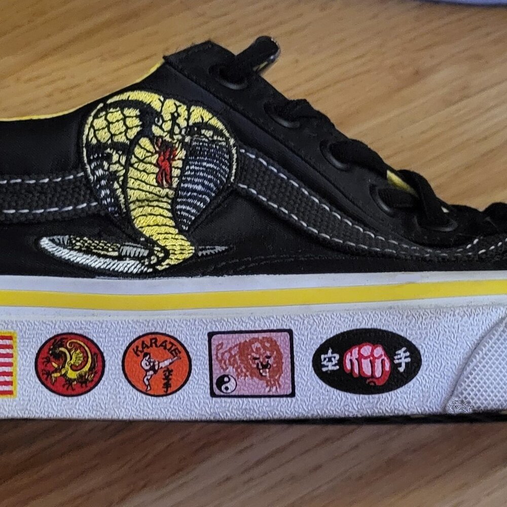 Cobra Kai limited edition Vans - Women Size 6.5
